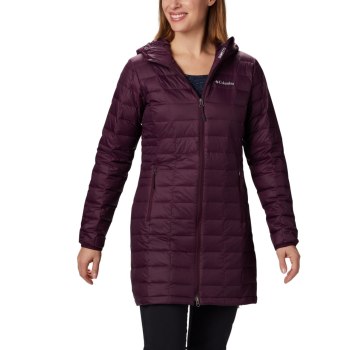 Columbia Ženske Jakne - Voodoo Falls 590 TurboDown Mid Crne Roze | IKYW-32059